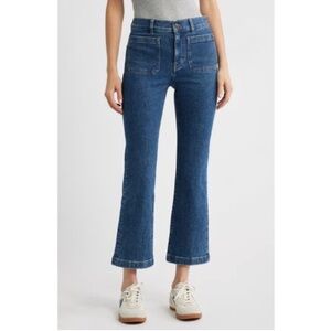 Madewell Kick Out Patch Pocket Crop Jeans Size 28